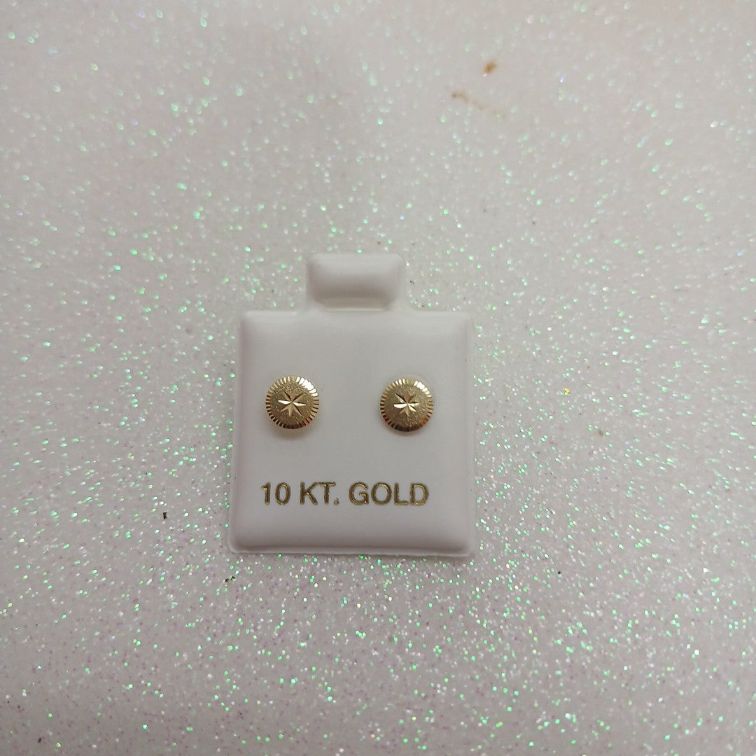 BROQUELES ORO 10K 1 (NUEVO)