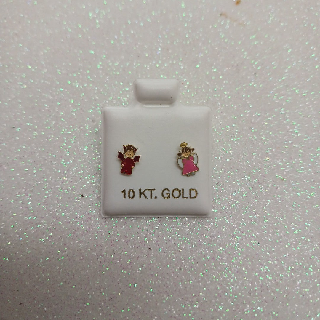 BROQUELES ORO 10K 1 (NUEVO)
