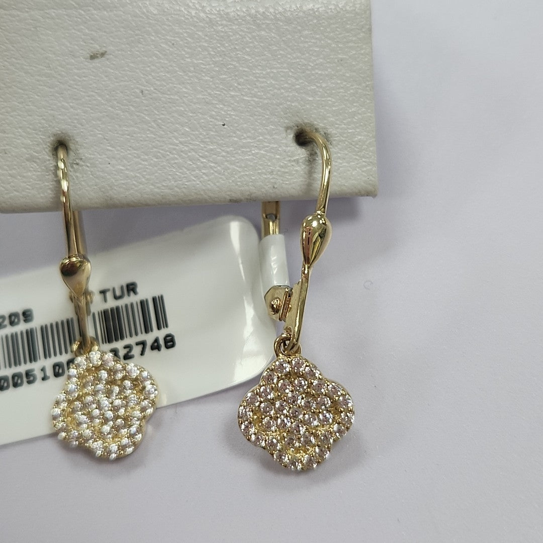 BROQUELES ORO 14K 2.4 (NUEVO)