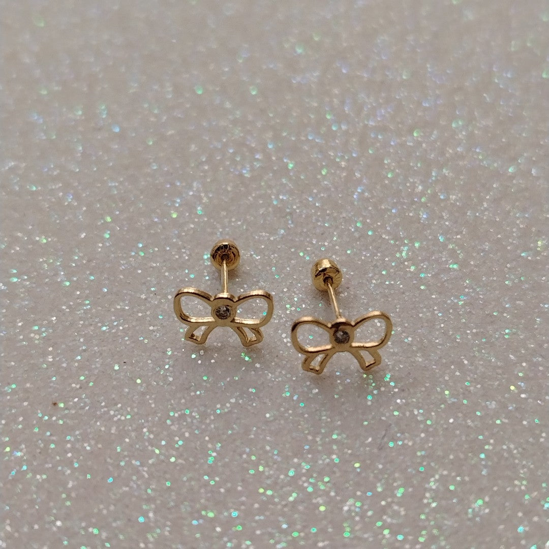 BROQUELES ORO 10K 1 (NUEVO)