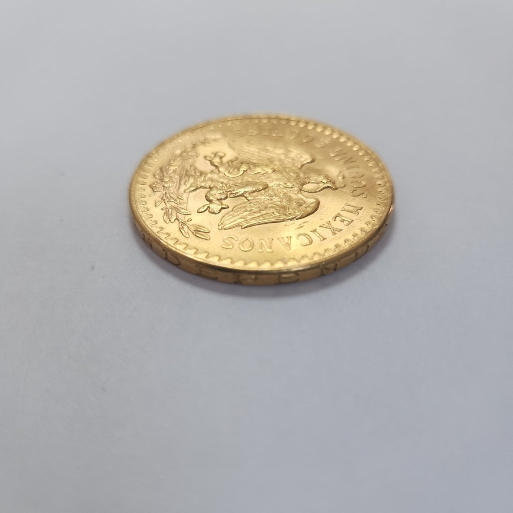 K1 41.6 GRMS - DESC.  0 GRAMOS - 21 K - AVALÚO  77688 * * IDENTIFICACIÓN  MONEDA NOMINATIVA. * MATERIALES  ORO. * CANTI (SEMINUEVO)
