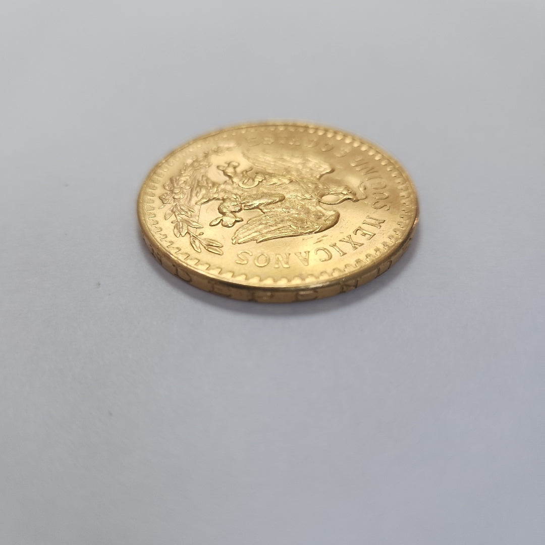 K1 41.6 GRMS - DESC.  0 GRAMOS - 21 K - AVALÚO  77688 * * IDENTIFICACIÓN  MONEDA NOMINATIVA. * MATERIALES  ORO. * CANTI (SEMINUEVO)