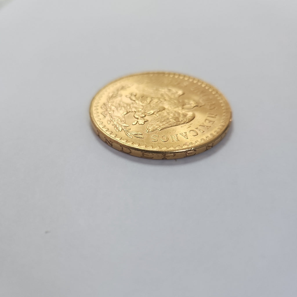 K1 41.6 GRMS - DESC.  0 GRAMOS - 21 K - AVALÚO  77688 * * IDENTIFICACIÓN  MONEDA NOMINATIVA. * MATERIALES  ORO. * CANTI (SEMINUEVO)