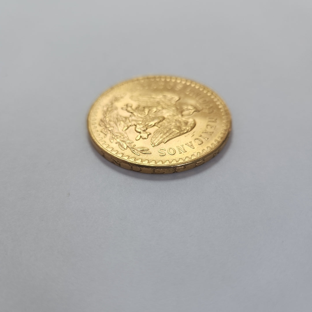 Moneda Centenario Cincuenta Pesos Oro Mexicano 21.6K