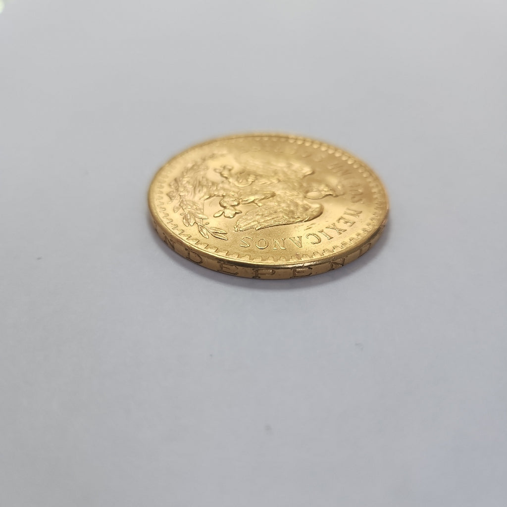 Moneda Centenario Cincuenta Pesos Oro Mexicano 21.6K