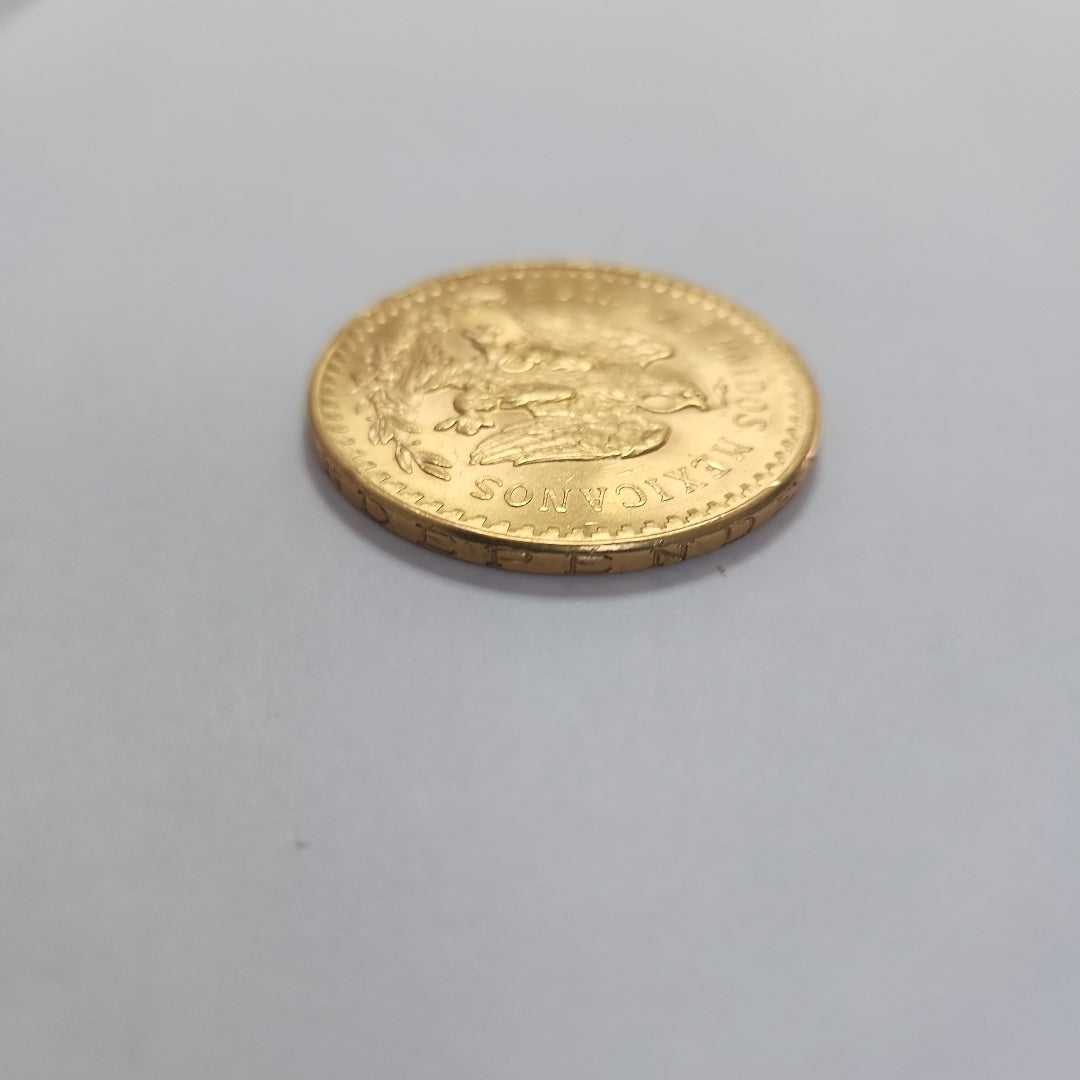 Moneda Centenario Cincuenta Pesos Oro Mexicano 21.6K