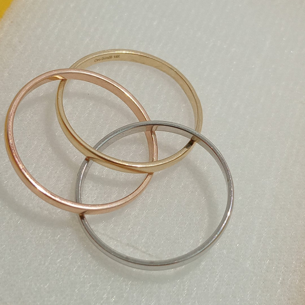 ANILLOS DAMA ORO 14K 4 (NUEVO)