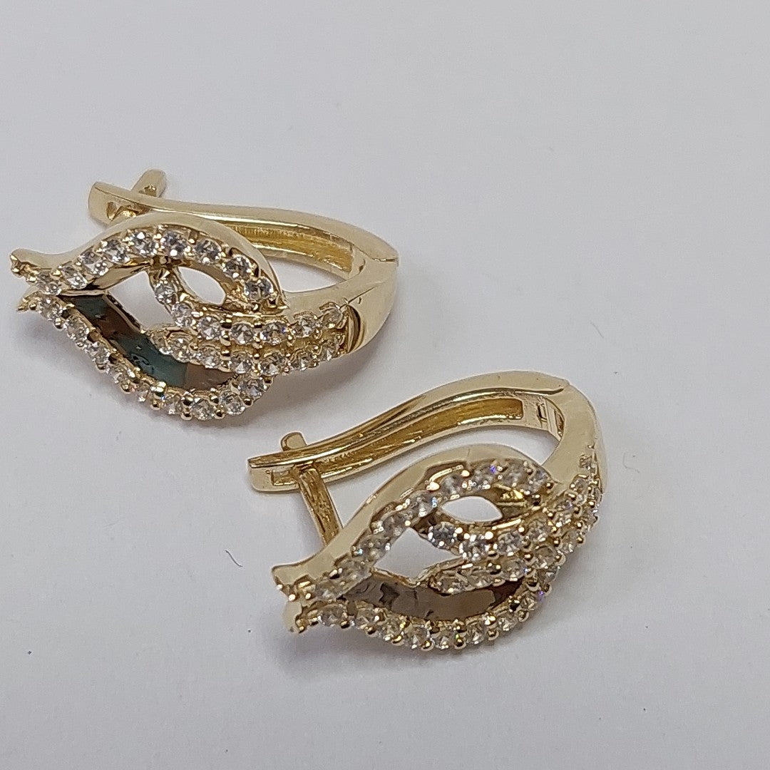 BROQUELES ORO 14K 3.3 (NUEVO)