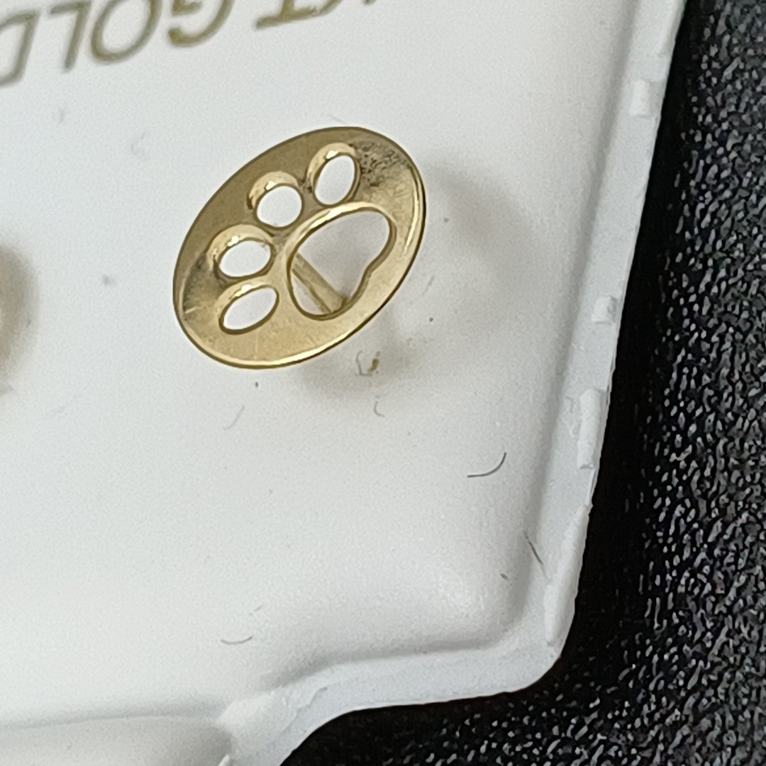 BROQUELES ORO 14K 1 (NUEVO)