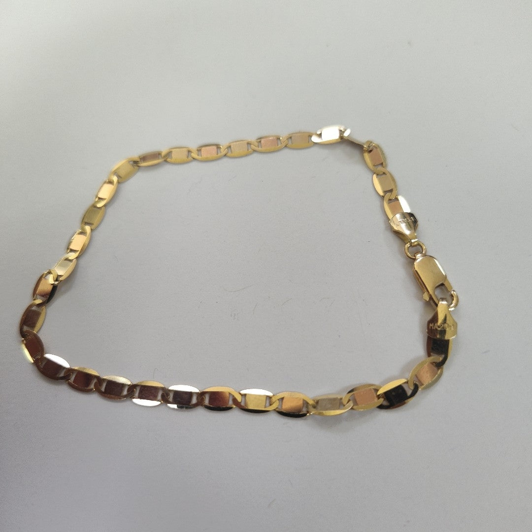 PULSERAS CABALLERO ORO 14K 4.6 (NUEVO)