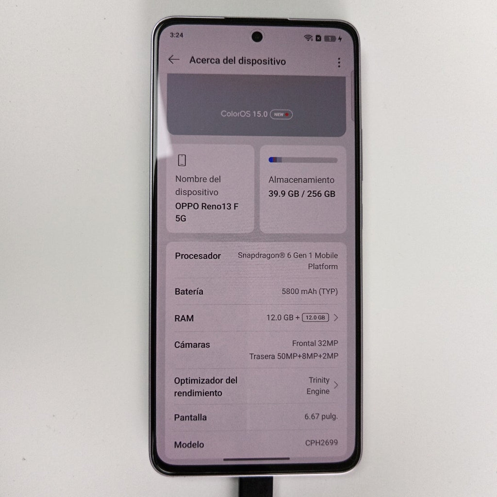 CELULAR OPPO  RENO 13F 5G CPH2699 (2025) 256 GB 12 GB RAM (SEMINUEVO)