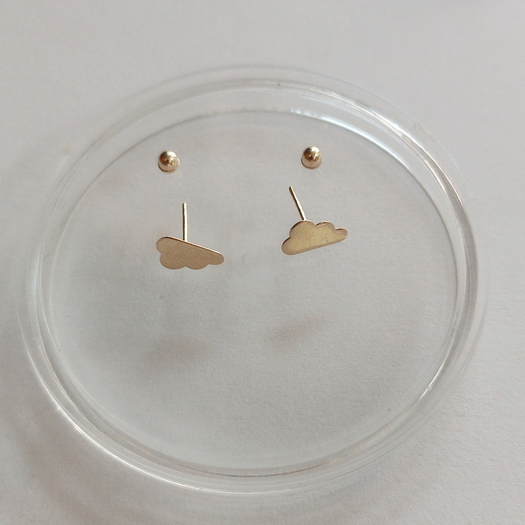 BROQUELES ORO 10K 1 (NUEVO)