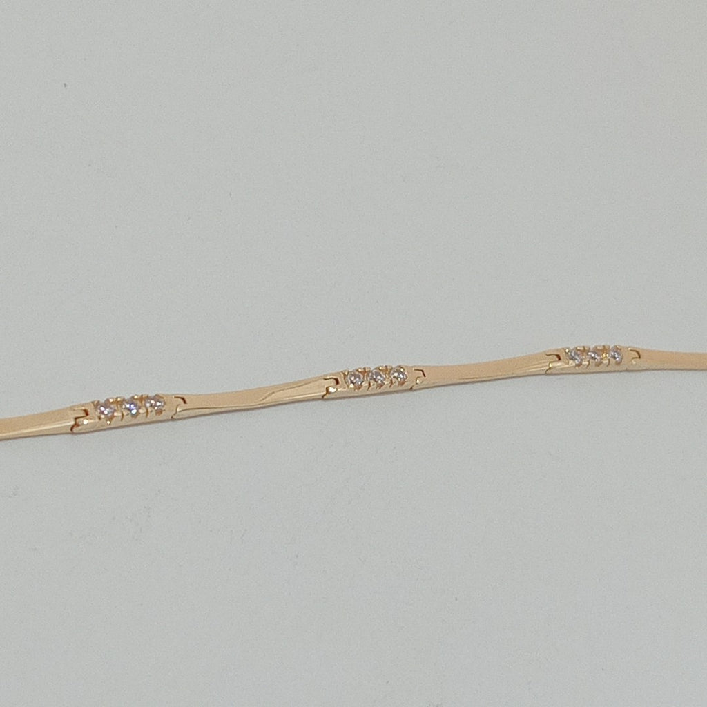 PULSERAS DAMA ORO 14K 3.8 (NUEVO)