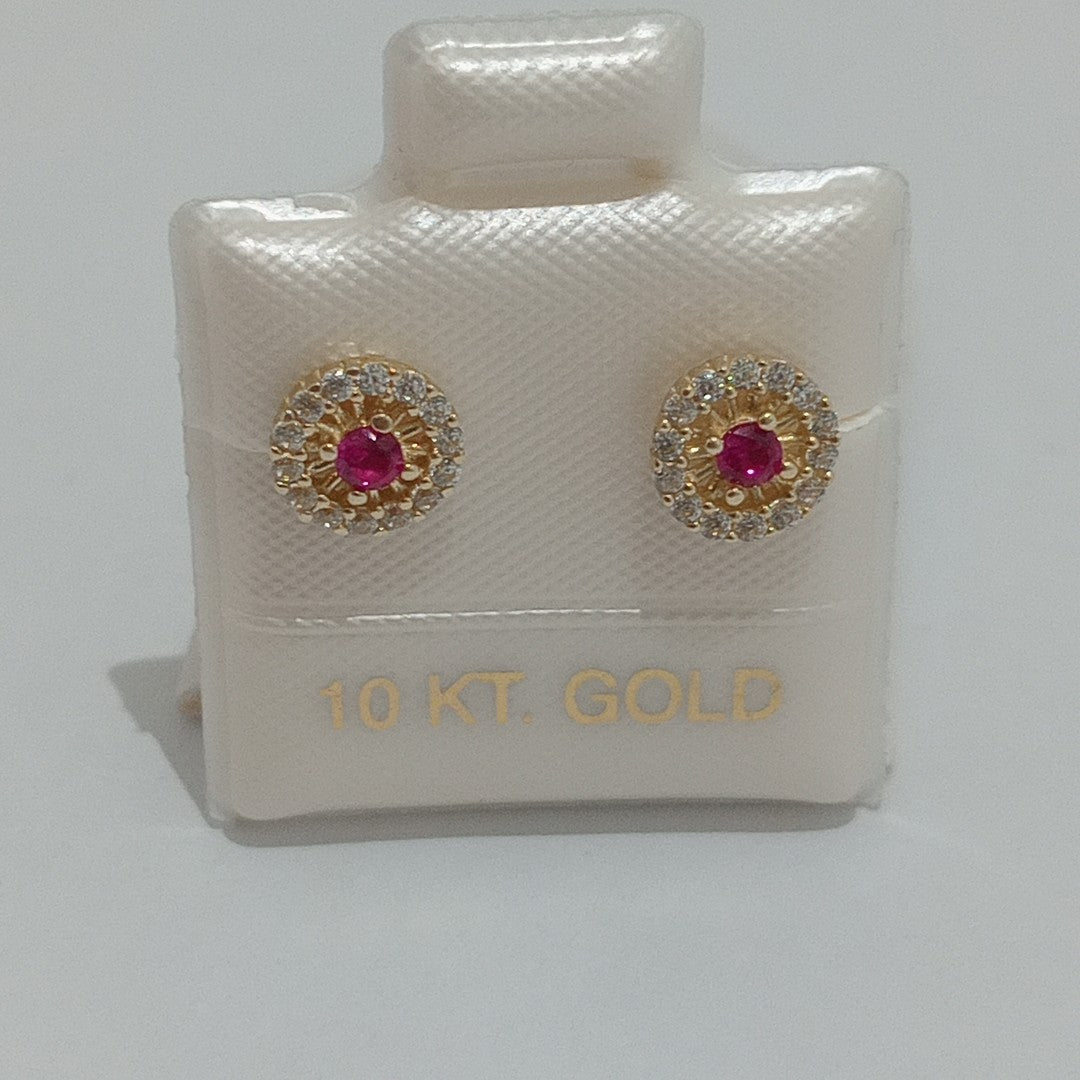 BROQUELES ORO 10K 1 (NUEVO)