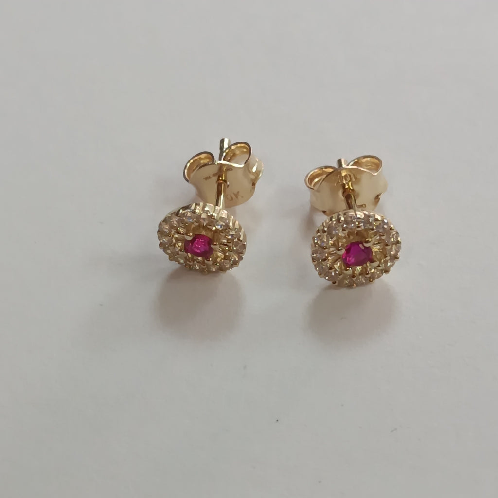 BROQUELES ORO 10K 1 (NUEVO)