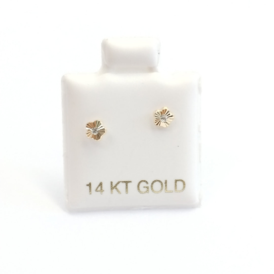 BROQUELES ORO 14K 1 (NUEVO)