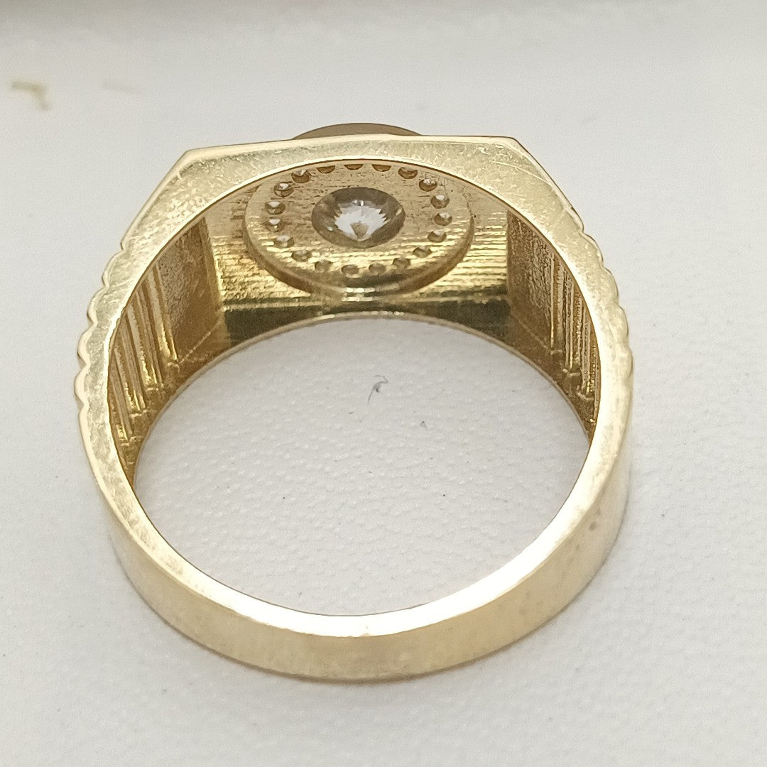 ANILLOS CABALLERO ORO 14K 5.6 (NUEVO)