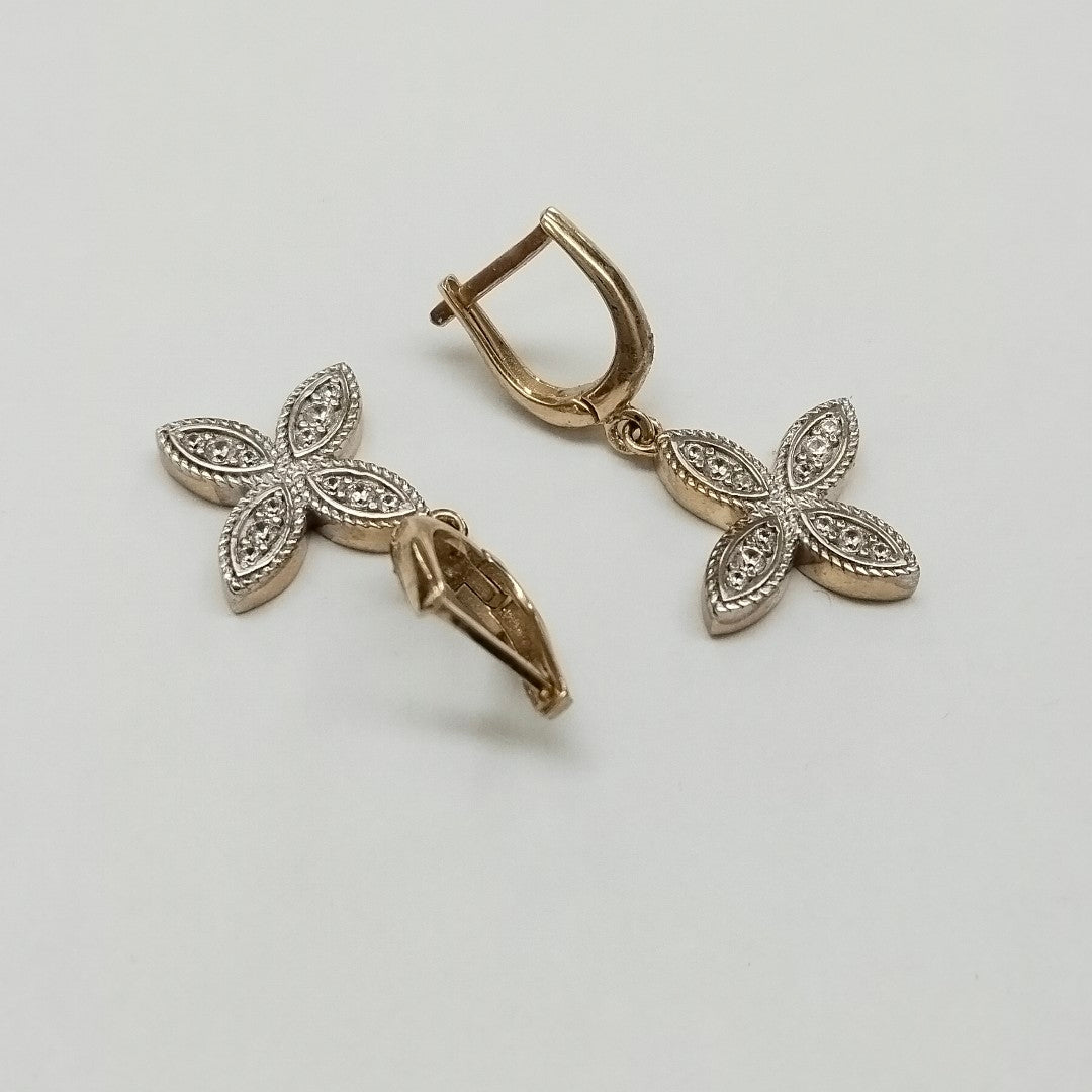 BROQUELES ORO 10K 4.5 (NUEVO)