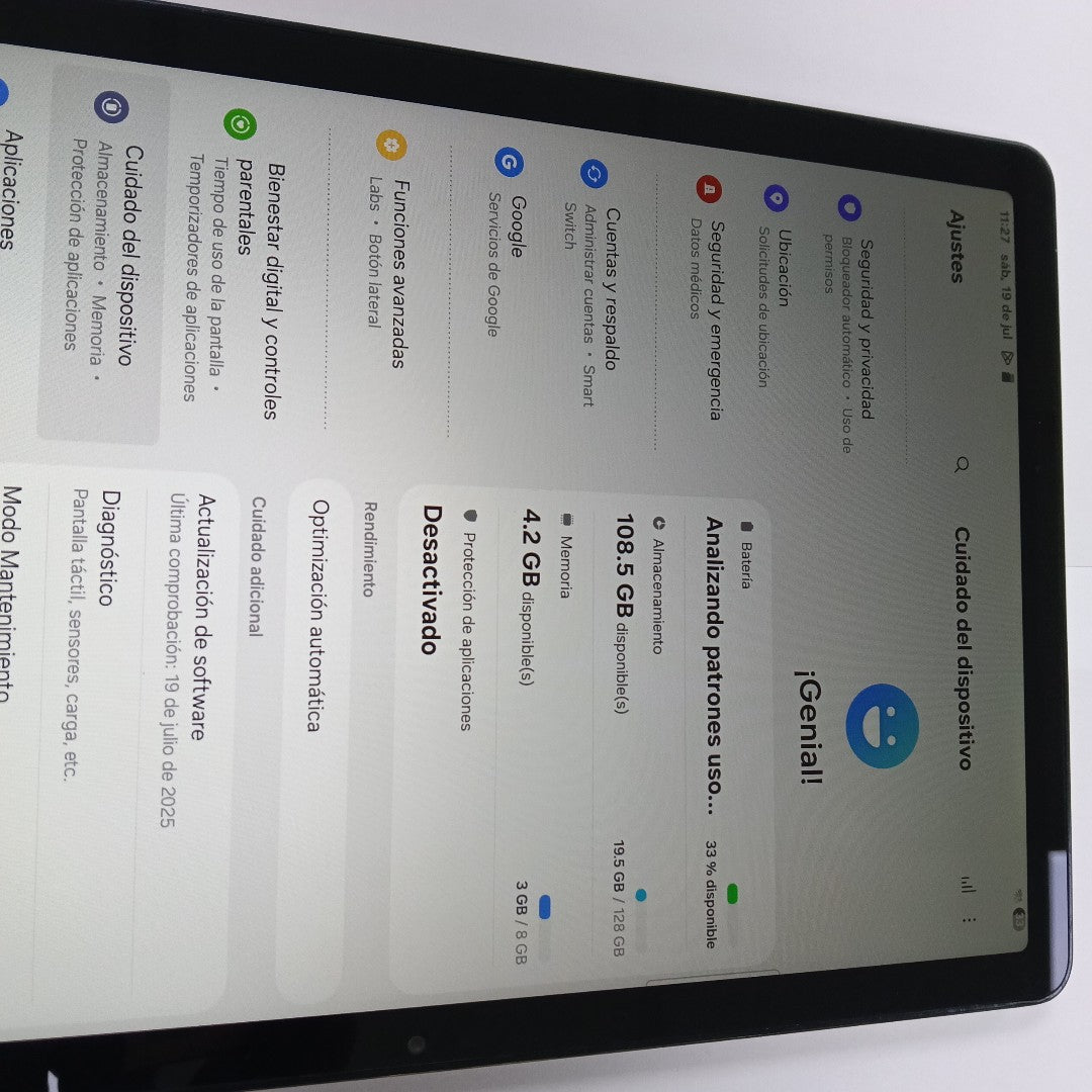 TABLETA SAMSUNG GALAXY TAB A9+ SM-X210 (2023) 128 GB 8 GB RAM (SEMINUEVO)