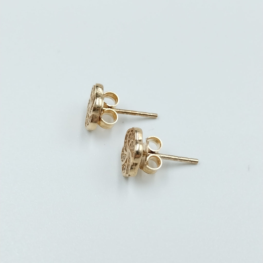 BROQUELES ORO 14K 1.6 (NUEVO)