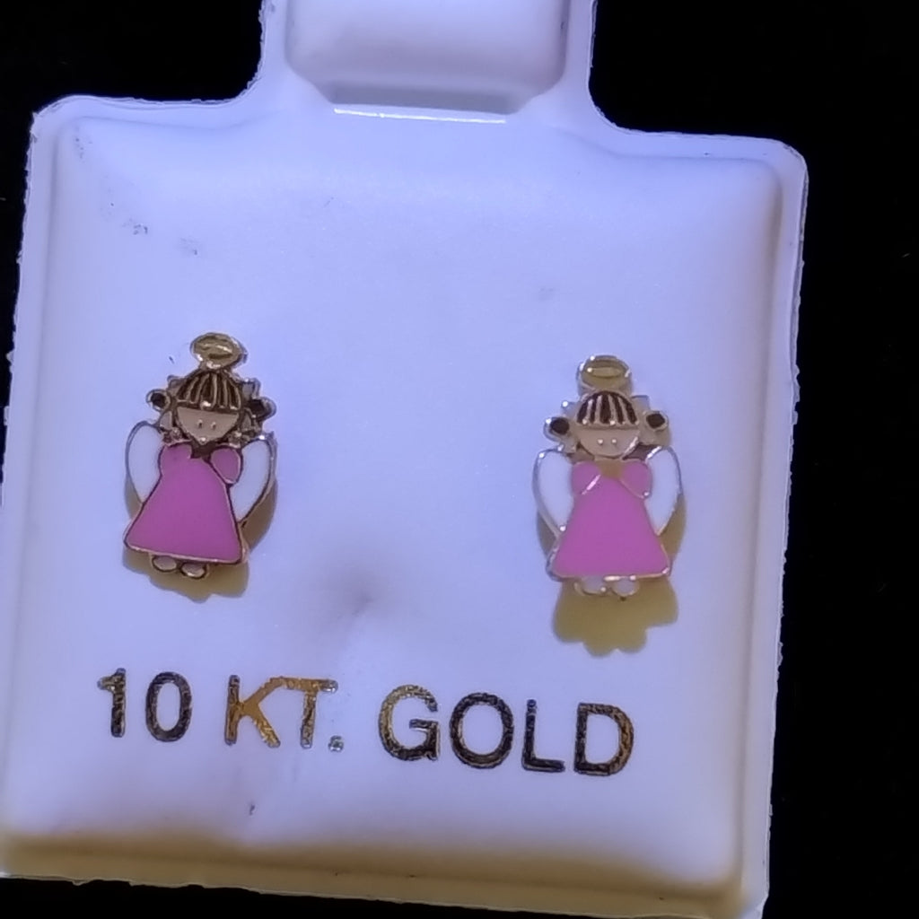 BROQUELES ORO 10K 1 (NUEVO)