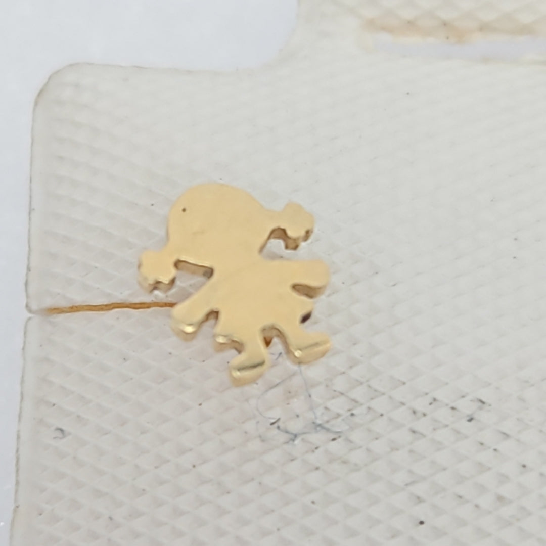 BROQUELES ORO 14K 1 (NUEVO)