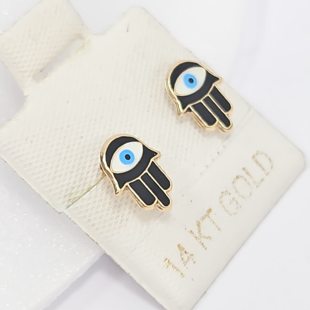 BROQUELES ORO 14K 1 (NUEVO)
