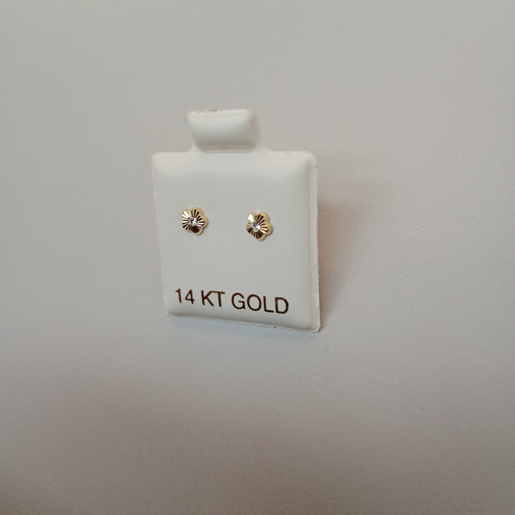 BROQUELES ORO 14K 1 (NUEVO)