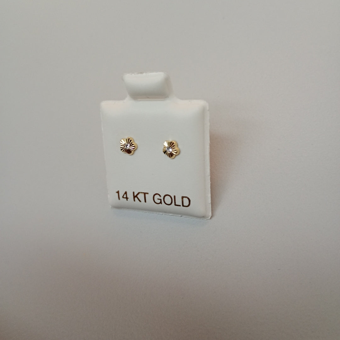 BROQUELES ORO 14K 1 (NUEVO)