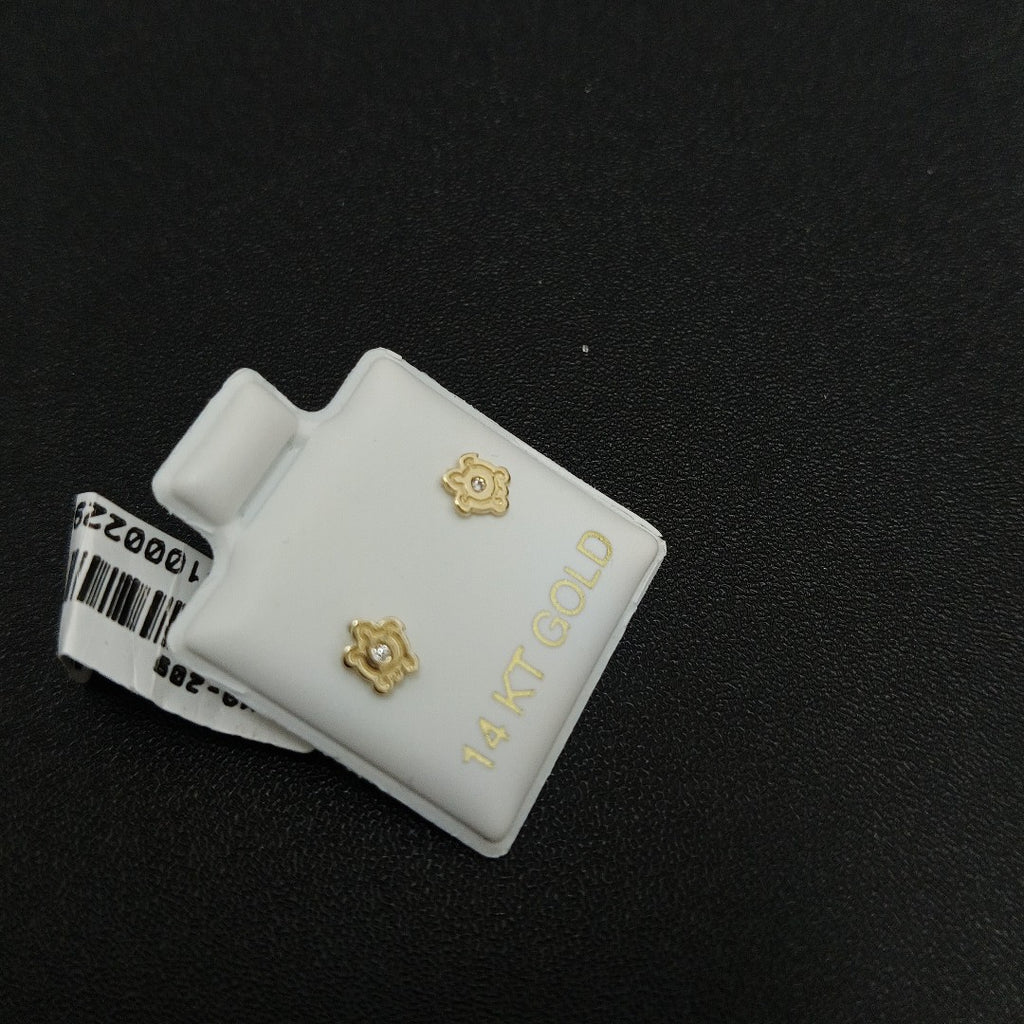 BROQUELES ORO 14K 1 (NUEVO)