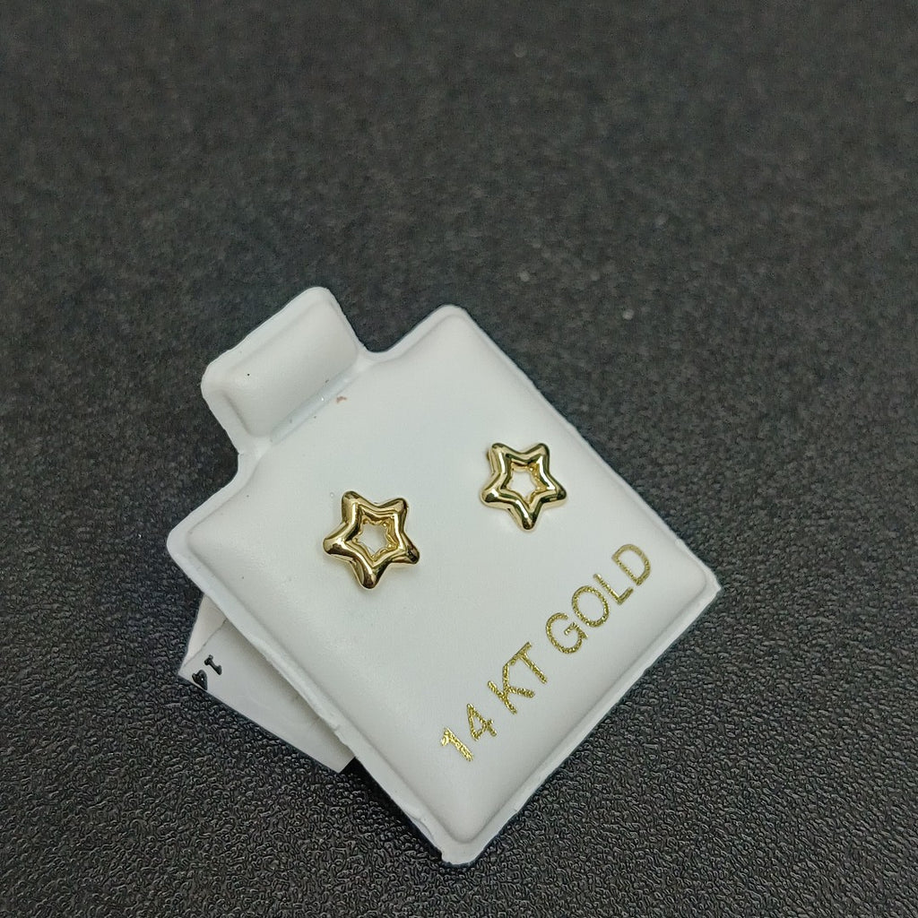 BROQUELES ORO 14K 1 (NUEVO)