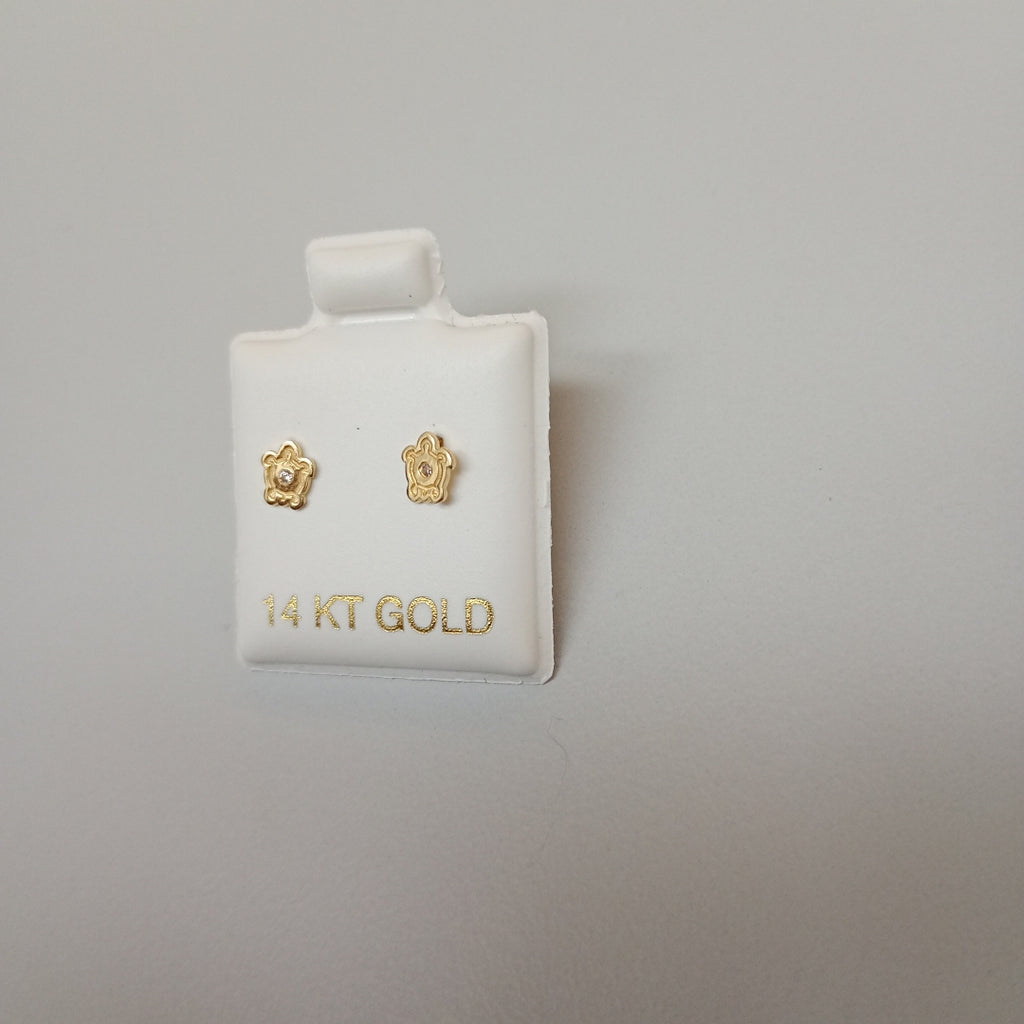 BROQUELES ORO 14K 1 (NUEVO)