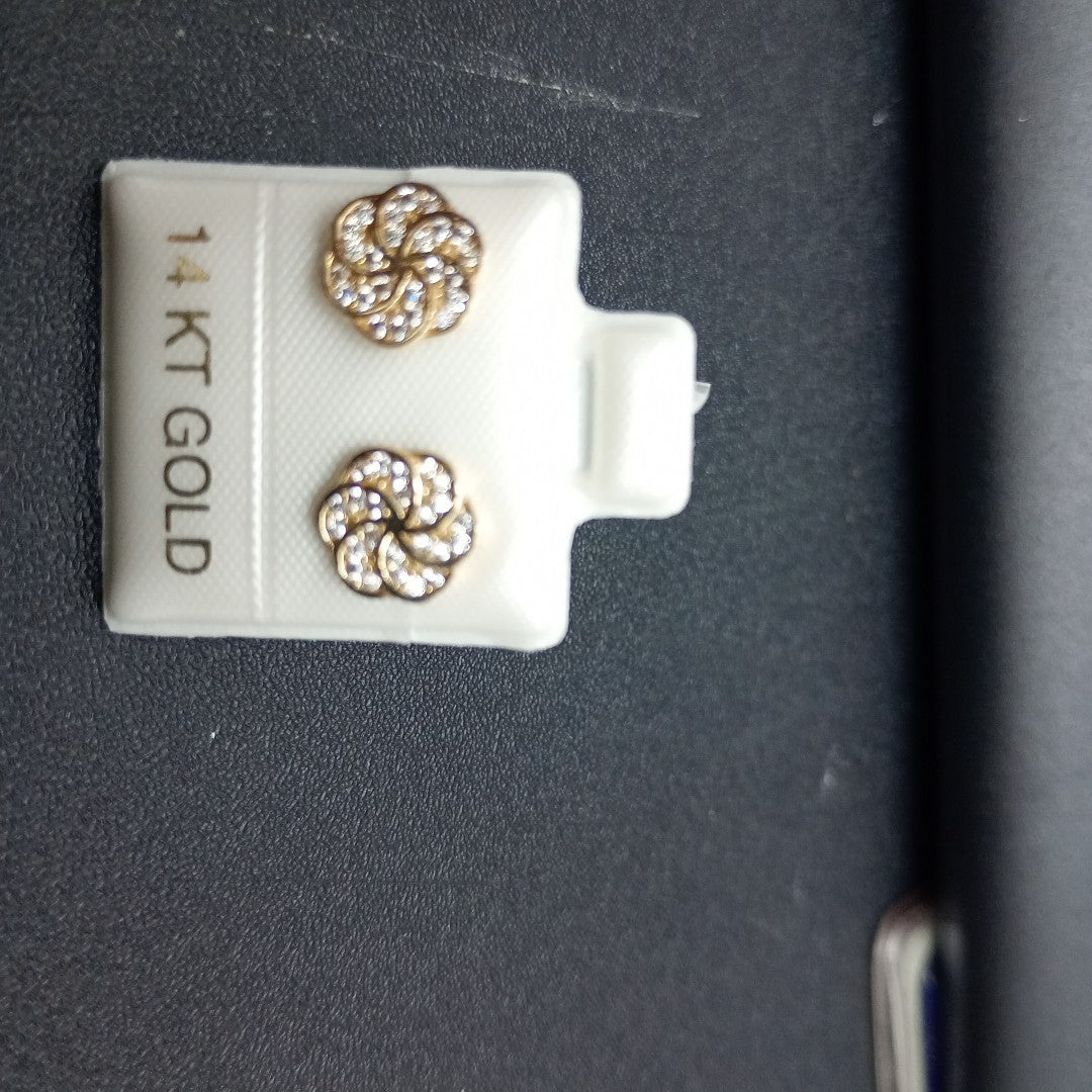 BROQUELES ORO 14K 1.6 (NUEVO)