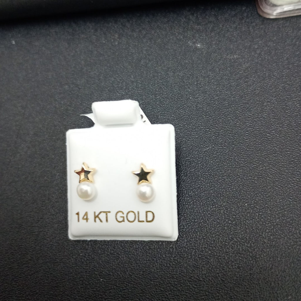 BROQUELES ORO 14K 1 (NUEVO)