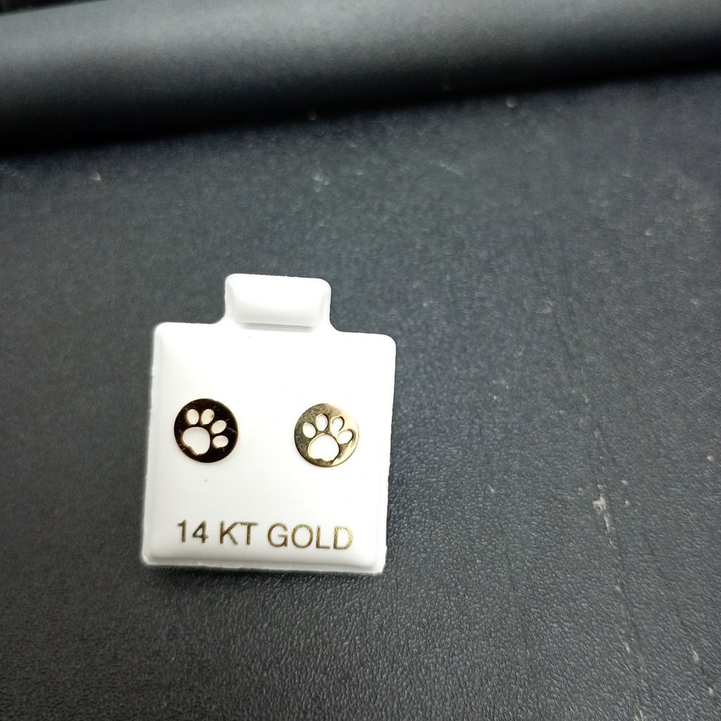 BROQUELES ORO 14K 1 (NUEVO)