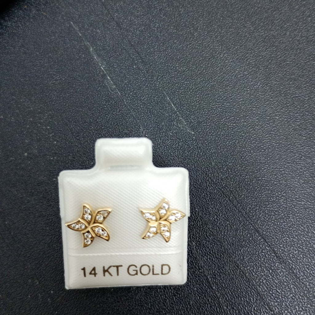BROQUELES ORO 14K 1.1 (NUEVO)