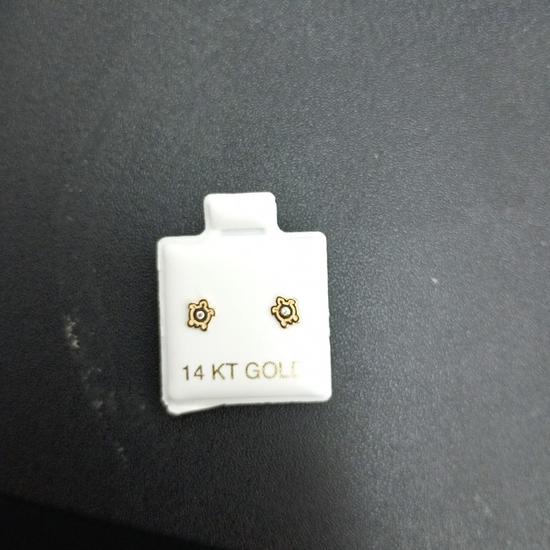 BROQUELES ORO 14K 1 (NUEVO)