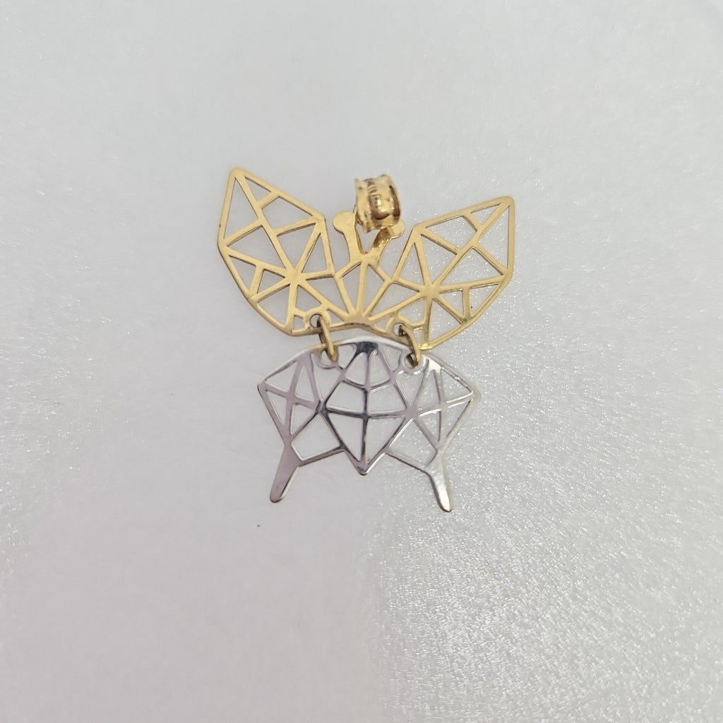 10450DIJ00000B715 FRD7 DIJE DE MARIPOSA 2 OROS ORO 14K 1.4GRS (NUEVO)