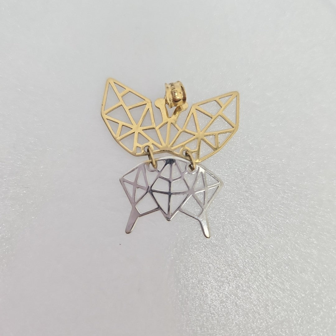 10450DIJ00000B715 FRD7 DIJE DE MARIPOSA 2 OROS ORO 14K 1.4GRS (NUEVO)