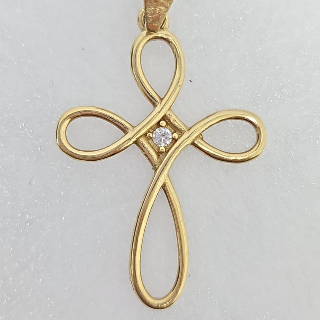 10418CRU90300B718 FRD11 CRUCES ORO 14K 1.1GRS (NUEVO)