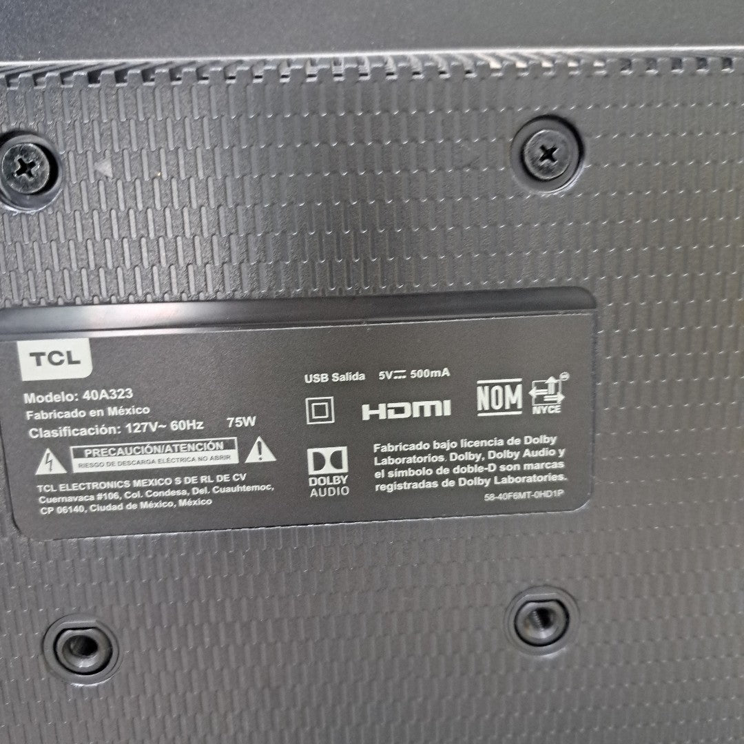 PANTALLA TCL 40A323 (2020) 40" LED FULL HD (SEMINUEVO)
