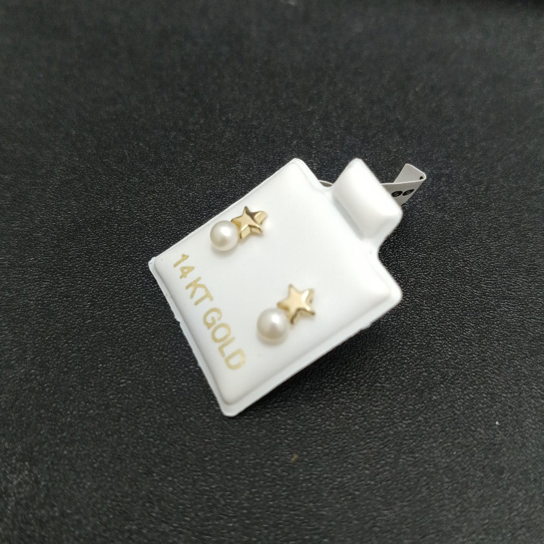BROQUELES ORO 14K 1 (NUEVO)