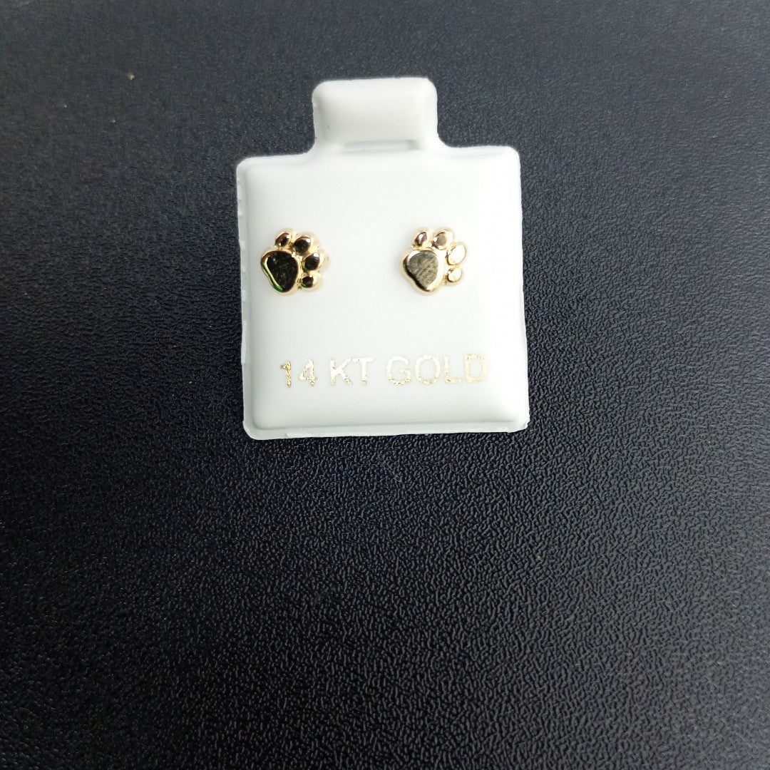 BROQUELES ORO 14K 1 (NUEVO)
