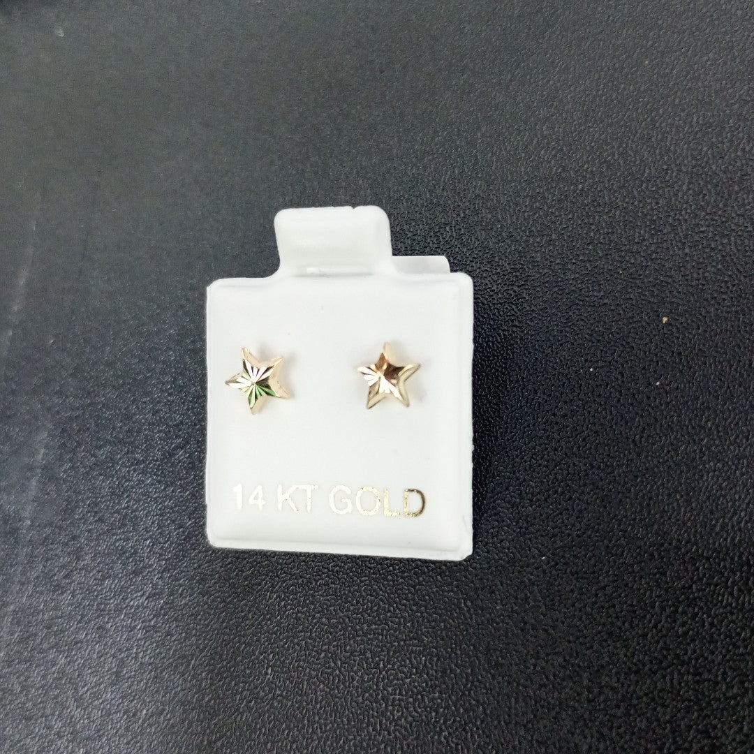 BROQUELES ORO 14K 1 (NUEVO)