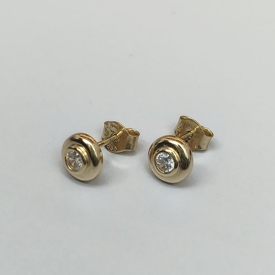 BROQUELES ORO 14K 1.2 (NUEVO)
