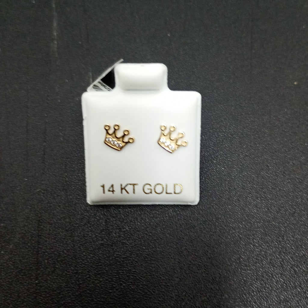BROQUELES ORO 14K 1 (NUEVO)