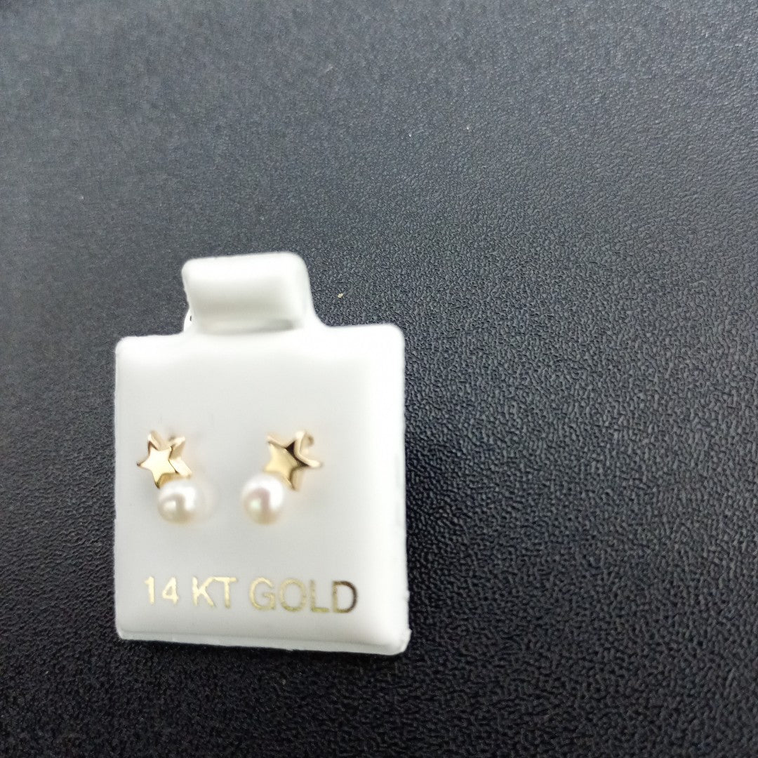 BROQUELES ORO 14K 1 (NUEVO)