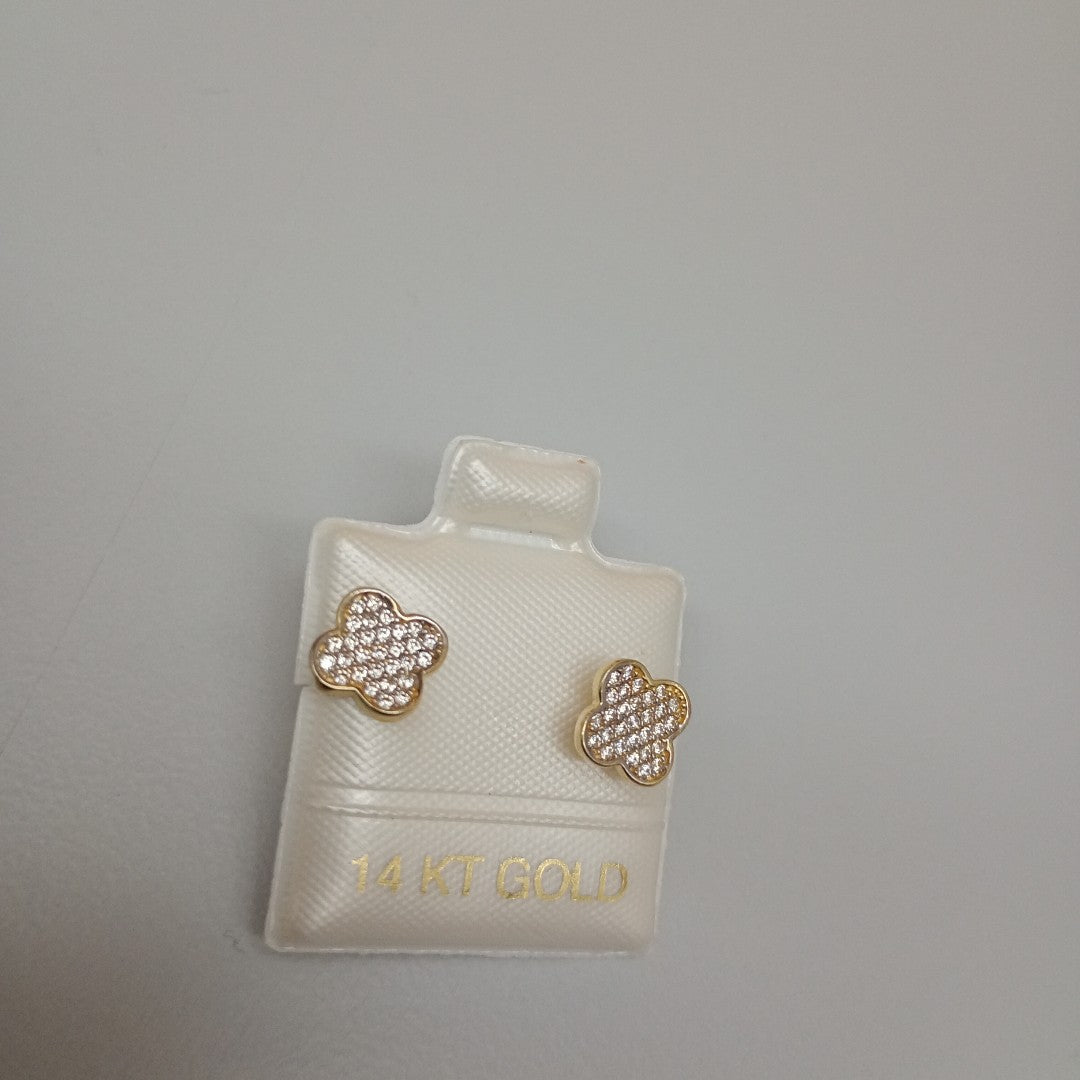 BROQUELES ORO 14K 1 (NUEVO)