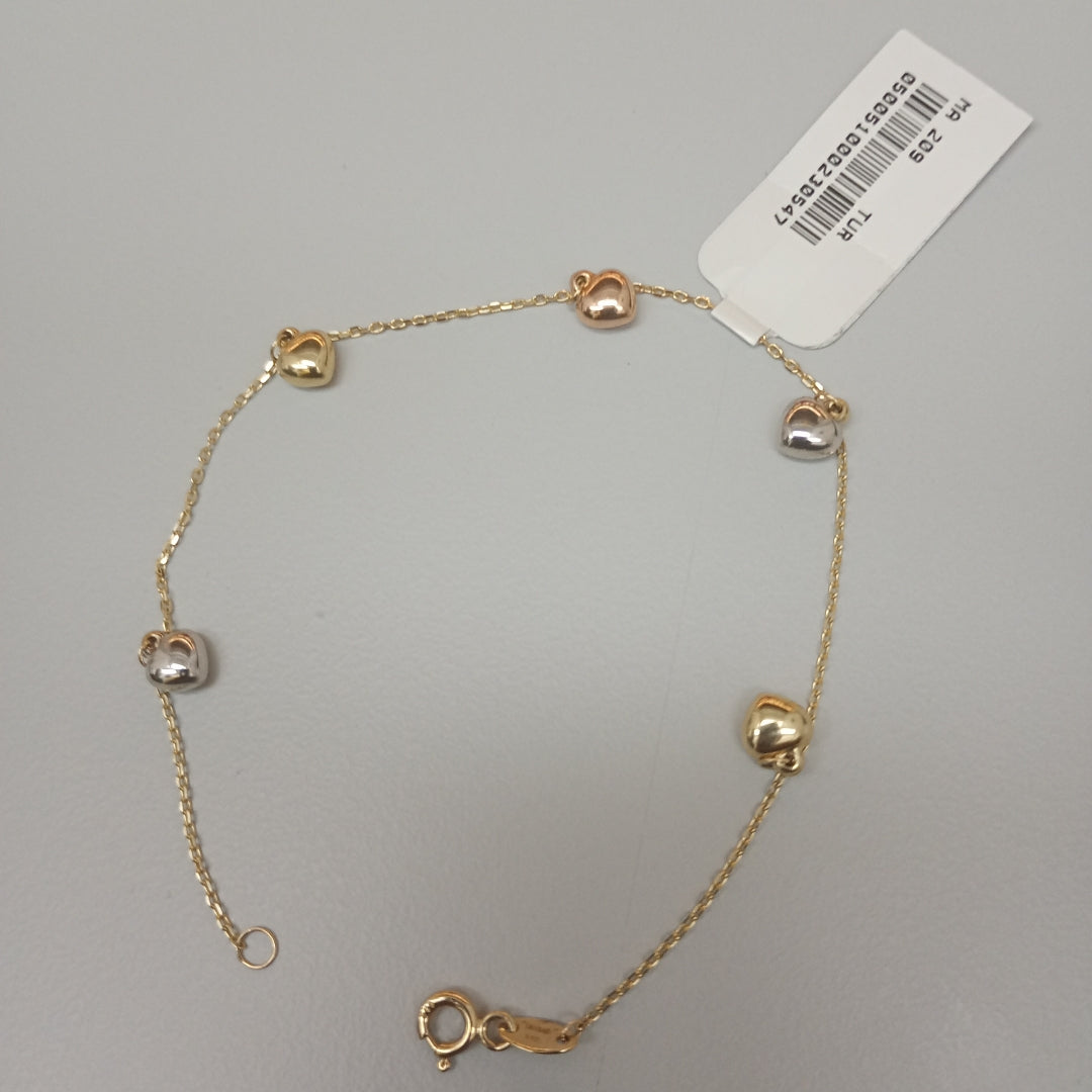 PULSERAS DAMA ORO 14K 2 (NUEVO)