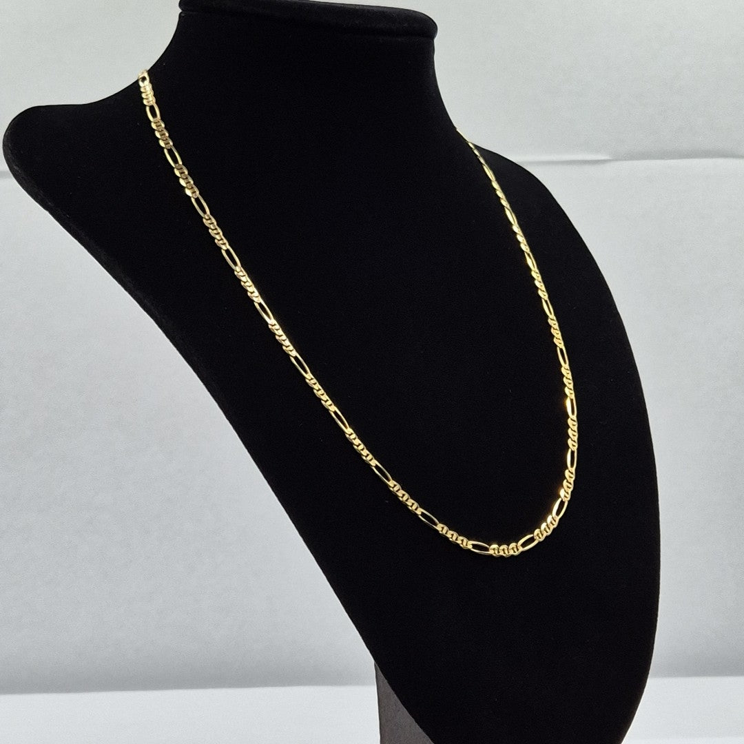 CADENAS CARTIER 3*1 AMARILLA ORO 14K 8.8 (NUEVO)